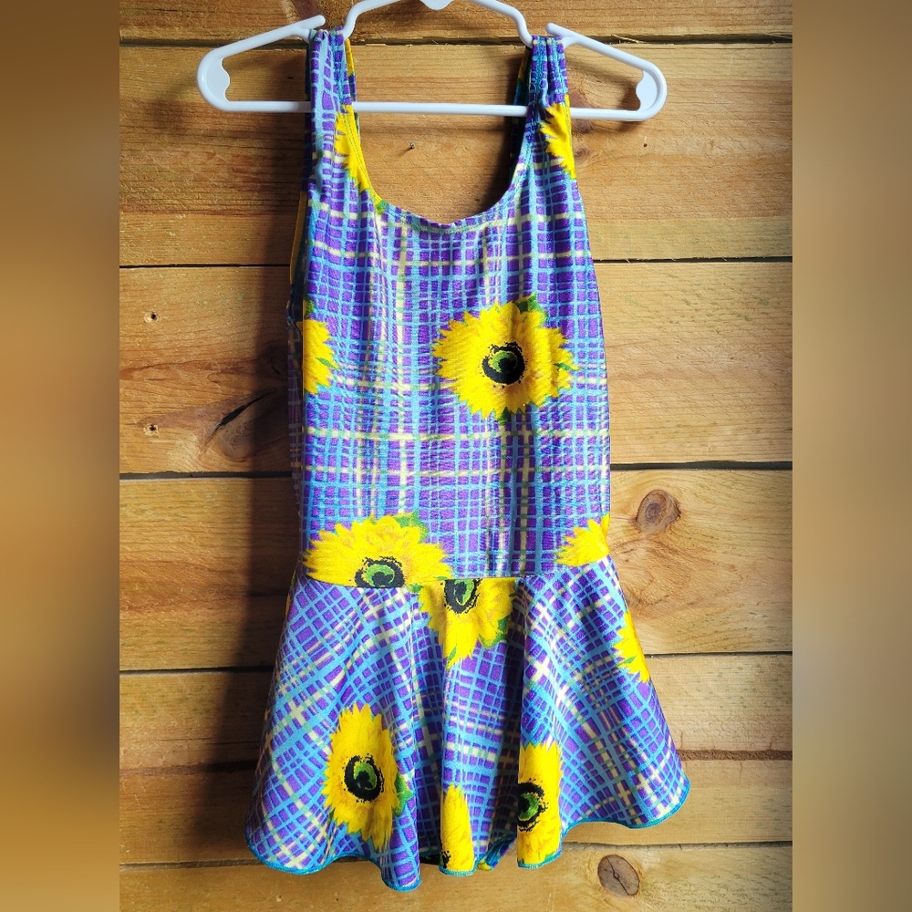 Girls Vintage Swimsuit